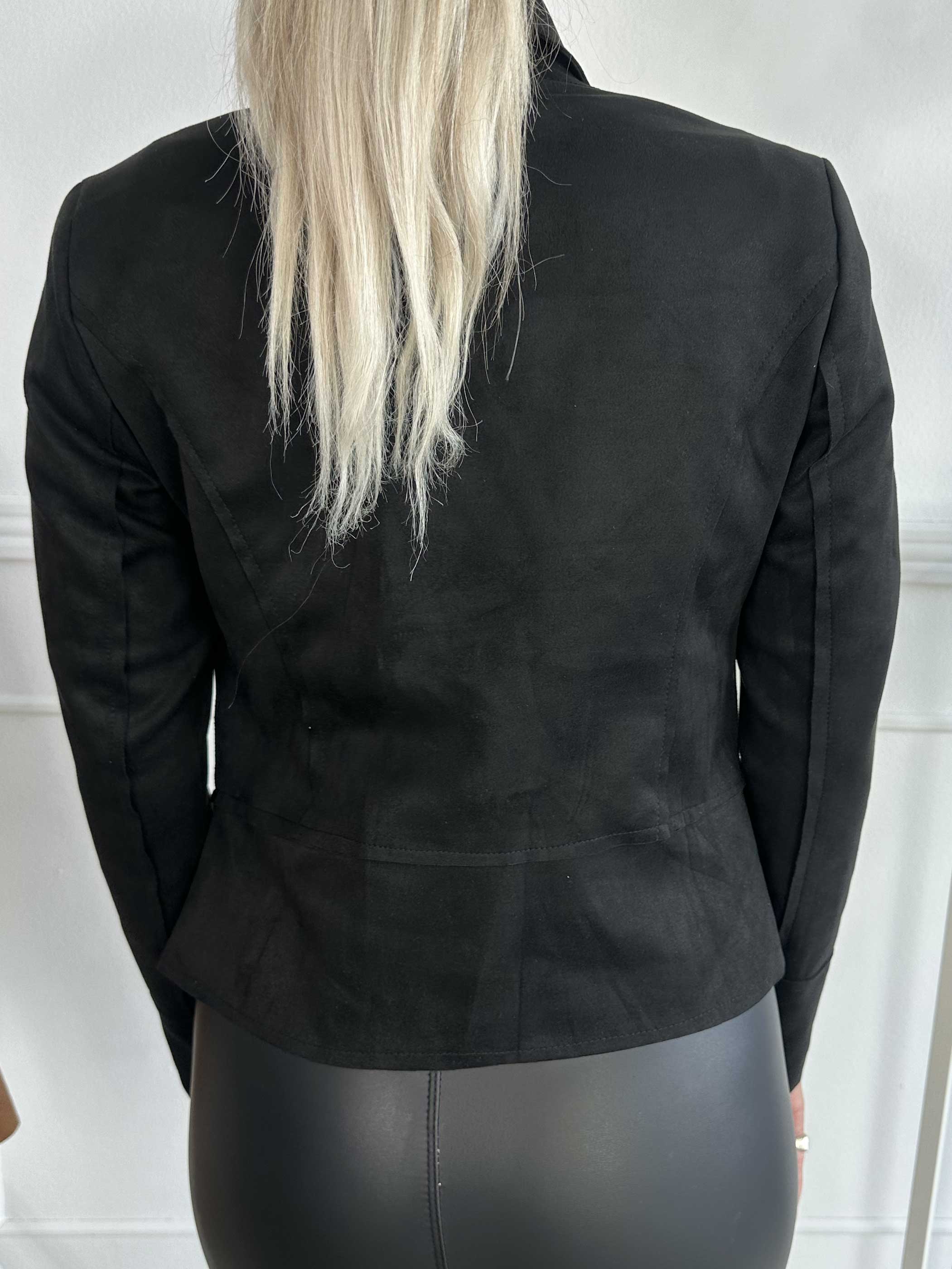 Marina - Blød jakke i ruskindslook